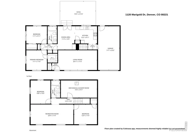 Homes for sale in Denver, CO | 1120 Marigold Dr, Denver, CO 80221 | MLS# IR1061422