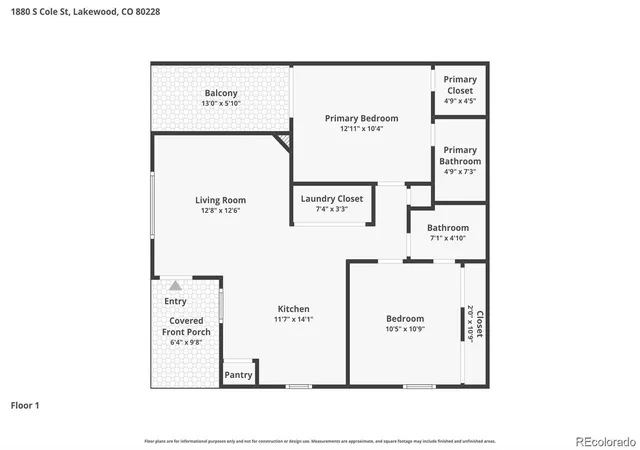 Listing Photo 4 - Condo for sale in building located at 1880 S Cole St, Lakewood, CO 80228 - Unit #C8