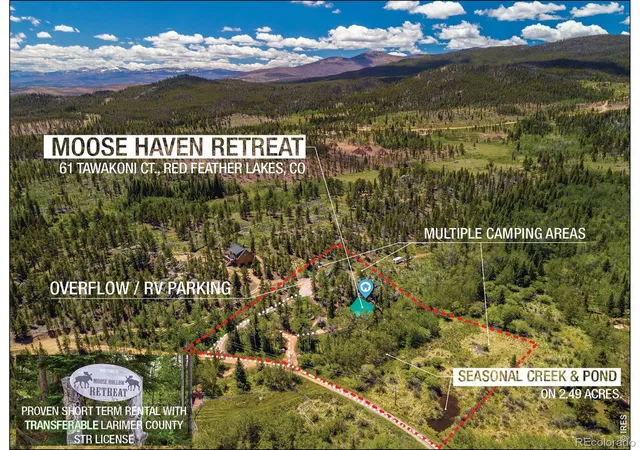 Homes for sale in Red Feather Lakes, CO | 61 Tawakoni Ct, Red Feather Lakes, CO 80545 | MLS# IR1062135