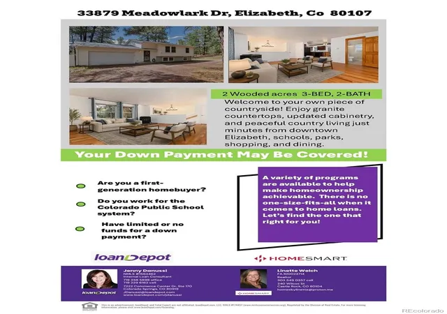 Photo 2 of Single family home for sale at 33879 Meadowlark Dr, Elizabeth, CO 80107 | MLS# 3191124 | Listing updated on 2026-10-02