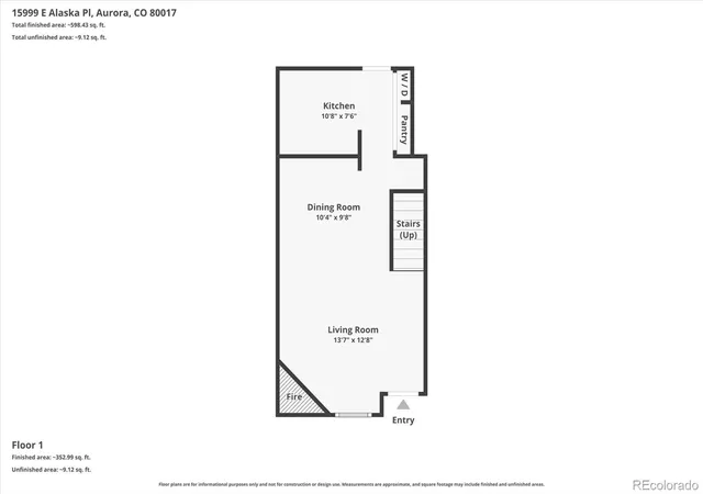 Homes for sale in Aurora, CO | 15999 E Alaska Place, Aurora, CO 80017 | Houzeo