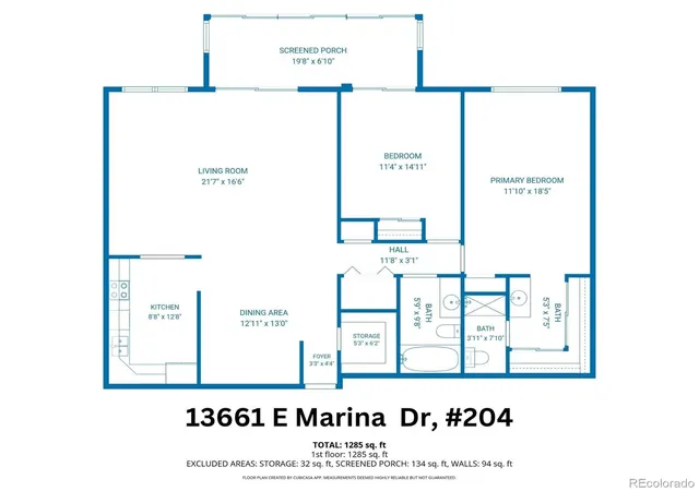 Listing Photo 2 - Condo for sale in building located at 13661 E Marina Dr, Aurora, CO 80014 - Unit #204