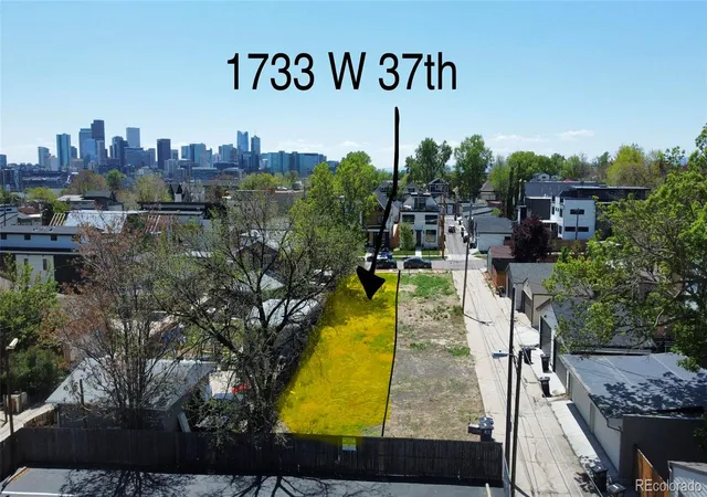 Photo 3 of Land for sale at 1733 W 37th Avenue, Denver, CO 80211 | MLS# 8831370 | Listing updated on 2026-08-26