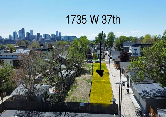 Photo 4 of Land for sale at 1733 W 37th Avenue, Denver, CO 80211 | MLS# 8831370 | Listing updated on 2026-08-26
