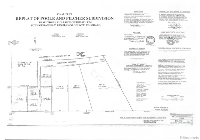 Photo 2 of Land for sale at 212 Industrial Pkwy, Rangely, CO 81648 | MLS# 7217205 | Listing updated on 2026-07-02