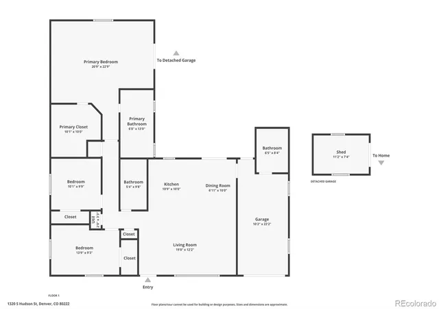 50th image of 1320 S Hudson St, Denver, CO 80222 | MLS# 9092152