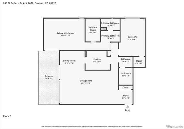 41st image of 955 Eudora St #808E, Denver, CO 80220 | MLS# 6667809