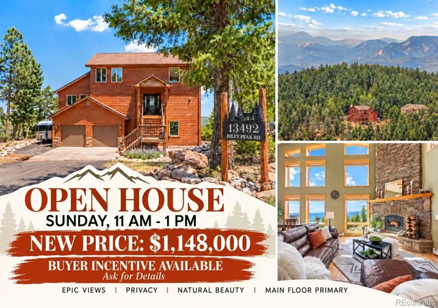 Single family home for sale at 13432 Riley Peak Rd, Conifer, CO 80433 | MLS# 1515608