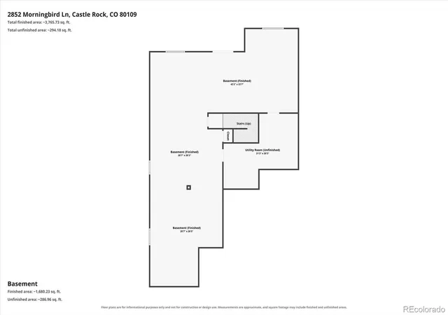 50th image of 2852 Morningbird Ln, Castle Rock, CO 80109 | MLS# 4902320