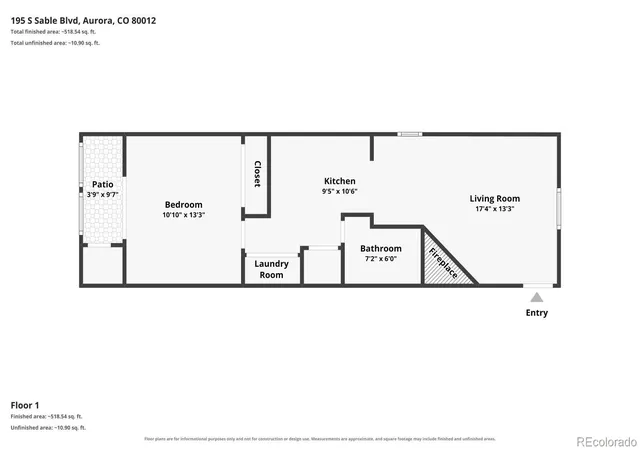 22nd image of 195 S Sable Blvd #U11, Aurora, CO 80012 | MLS# 8208915
