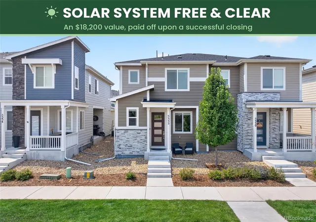 Townhouse for sale at 5332 Spalding Pl, Frederick, CO 80504 | MLS# 2647928