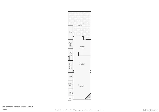 Listing Photo 2 - Condo for sale in building located at 9647 W Chatfield Ave, Littleton, CO 80128 - Unit #E