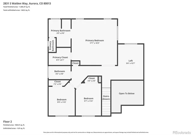 Photo 32 of Single family home for sale at 2831 S Walden Way, Aurora, CO 80013 | MLS# 3058957 | Listing updated on 2026-08-15