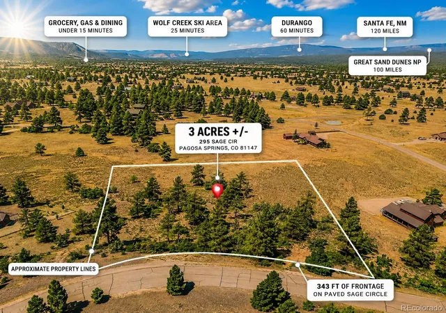 Photo 1 of Land for sale at 166 Ponderosa Way, Durango, CO 81301 | MLS# 8755908 | Listing updated on 2026-09-20