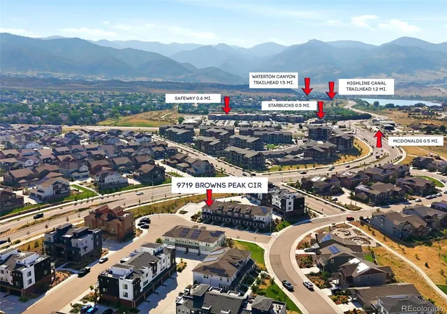 Townhouse for sale at 9719 Browns Peak Cir, Littleton, CO 80125 | MLS# 8310161
