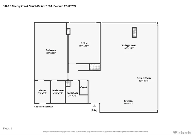 27th image of 3100 E Cherry Creek South Dr #1504, Denver, CO 80209 | MLS# 2322749
