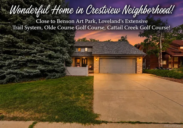Single family home for sale at 2186 Evergreen Pl, Loveland, CO 80538 | MLS# 8822308 | Listing updated on 2026-09-29
