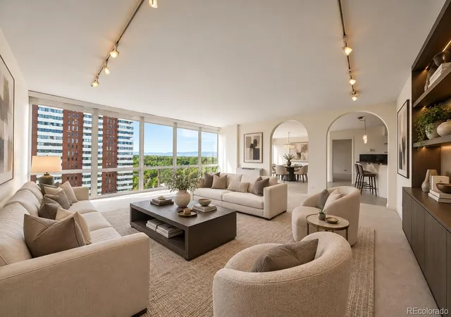 Listing Photo 1 - Condo for sale in building located at 3100 E Cherry Creek S Dr, Denver, CO 80209 - Unit #1302