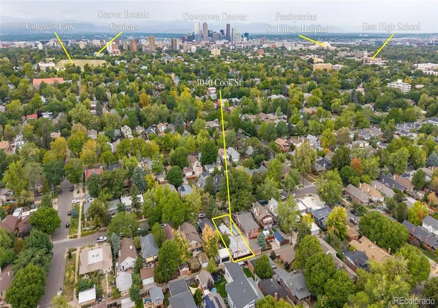 Photo 1 of Single family home for sale at 1040 Cook St, Denver, CO 80206 | MLS# 9381662 | Listing updated on 2026-10-10