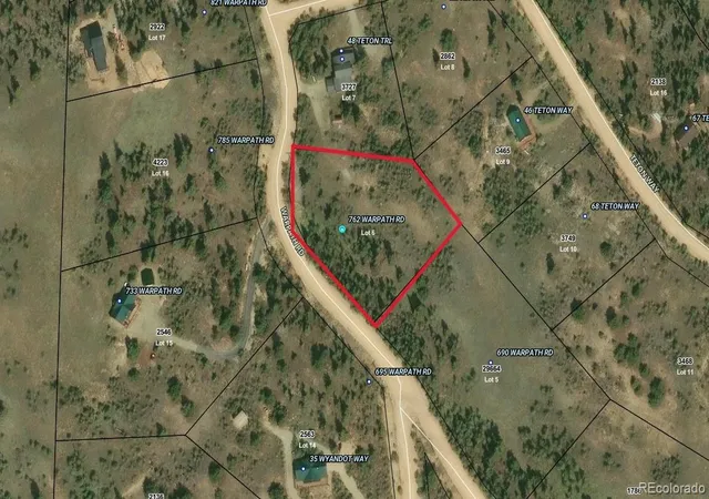 Photo 1 of Land for sale at 762 Warpath Rd, Como, CO 80432 | MLS# 2847411 | Listing updated on 2026-10-09
