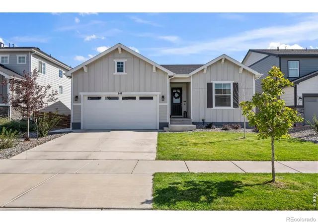 Single family home for sale at 847 Goodrich Peak St, Erie, CO 80516 | MLS# IR1070158
