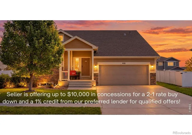 Photo 1 of Single family home for sale at 446 Ptarmigan St, Severance, CO 80550 | MLS# IR1070220 | Listing updated on 2026-10-08