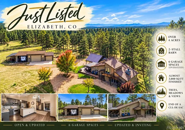 Photo 1 of Single family home for sale at 5496 Timber Ridge Dr, Elizabeth, CO 80107 | MLS# 3902907 | Listing updated on 2026-10-20