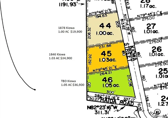 Photo 3 of Land for sale at 1878 Kiowa St, Como, CO 80432 | MLS# 9321424 | Listing updated on 2026-10-22