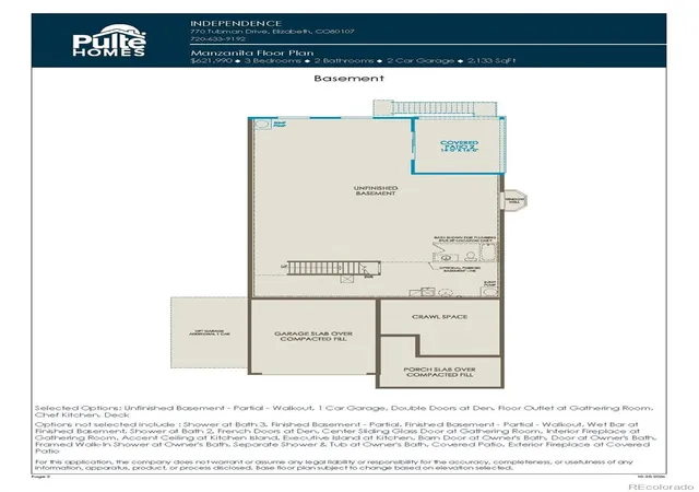 Photo 2 of Single family home for sale at 683 Pershing Point, Elizabeth, CO 80107 | MLS# 3518194 | Listing updated on 2026-10-28