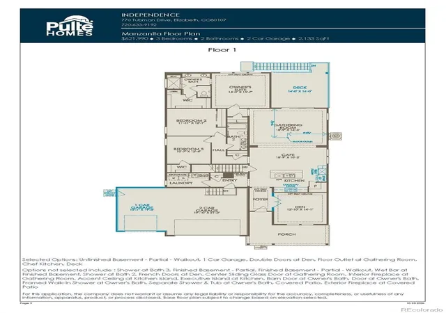 Photo 3 of Single family home for sale at 683 Pershing Point, Elizabeth, CO 80107 | MLS# 3518194 | Listing updated on 2026-10-28