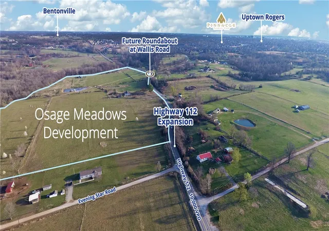 Photo 3 of Land for sale at Hwy 112 And N Wallis Rd #Lot D, Cave Springs, AR 72718 | MLS# 1269867 | Listing updated on 2025-11-13