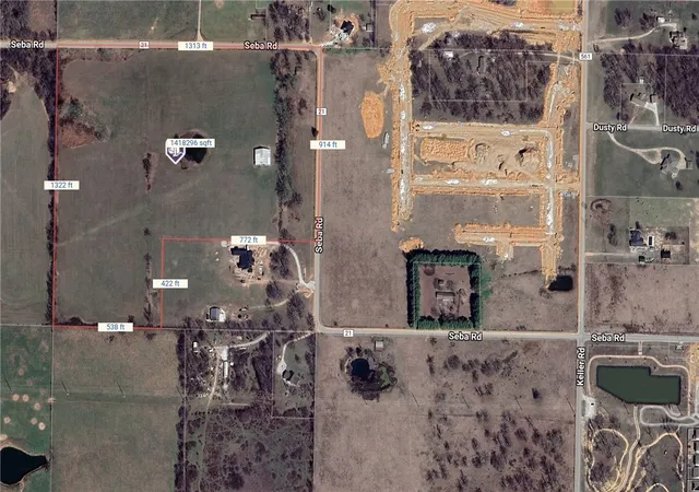Photo 1 of Land for sale at 13045 Seba Rd, Centerton, AR 72719 | MLS# 1312953 | Listing updated on 2026-01-19