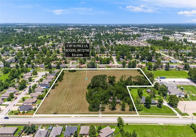 Photo 3 of Land for sale at 1101 W Price Ln, Rogers, AR 72758 | MLS# 1316144 | Listing updated on 2026-06-17