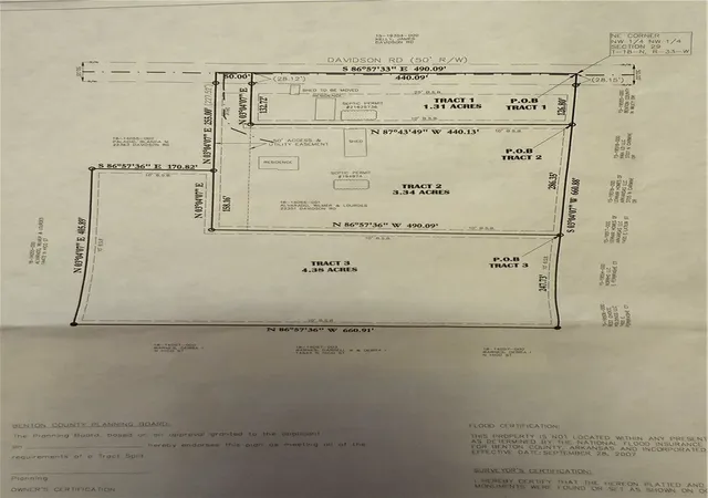 5th image of Tbd Davidson Rd #tbd, Siloam Springs, AR 72761 | MLS# 1327393
