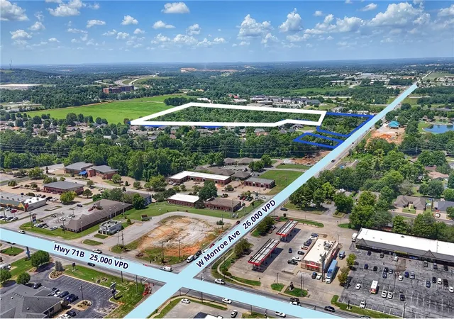 Photo 3 of Land for sale at 319 W Monroe Ave, Lowell, AR 72745 | MLS# 1329508 | Listing updated on 2026-07-24