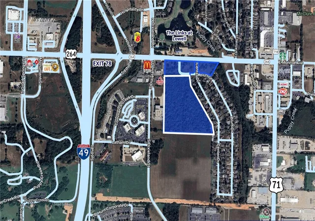 Photo 4 of Land for sale at 319 W Monroe Ave, Lowell, AR 72745 | MLS# 1329508 | Listing updated on 2026-07-24