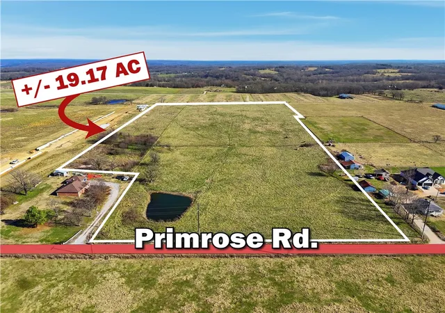 Photo 1 of Land for sale at 1917 Ac Primrose Rd, Lowell, AR 72745 | MLS# 1331172 | Listing updated on 2026-05-13