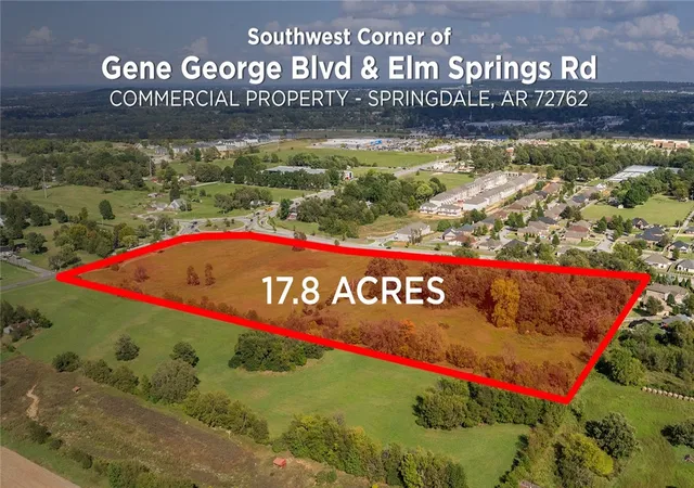 Photo 1 of Land for sale at Gene George Blvd, Springdale, AR 72762 | MLS# 1331863 | Listing updated on 2026-06-12