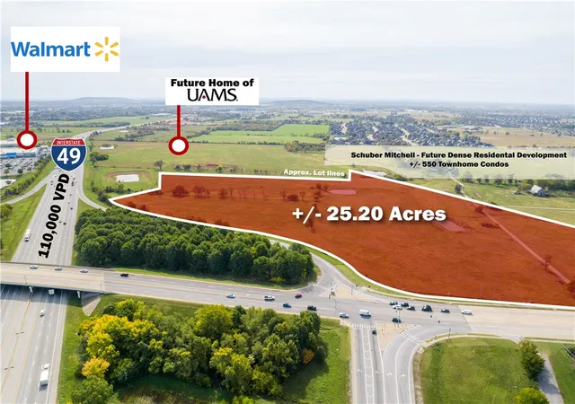 Photo 3 of Land for sale at 2520 W Ac Pleasant Grv Rd #1, Rogers, AR 72758 | MLS# 1333489 | Listing updated on 2026-07-07
