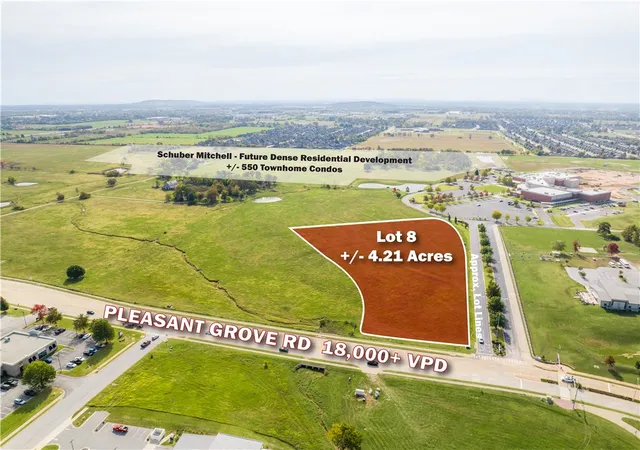 Photo 1 of Land for sale at 421 W Pleasant Grv Rd #8, Rogers, AR 72758 | MLS# 1333534 | Listing updated on 2026-07-07