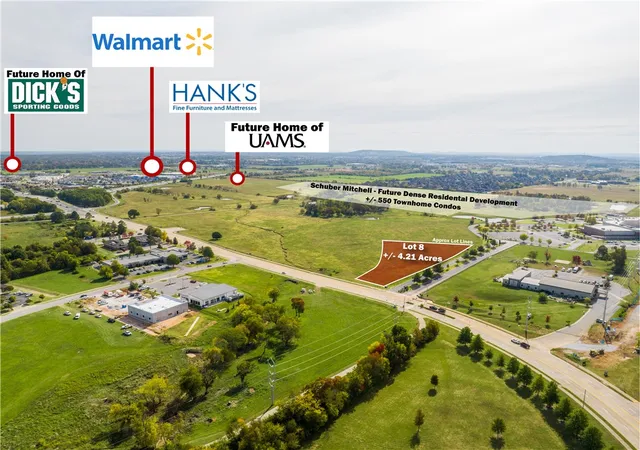 Photo 2 of Land for sale at 421 W Pleasant Grv Rd #8, Rogers, AR 72758 | MLS# 1333534 | Listing updated on 2026-07-07