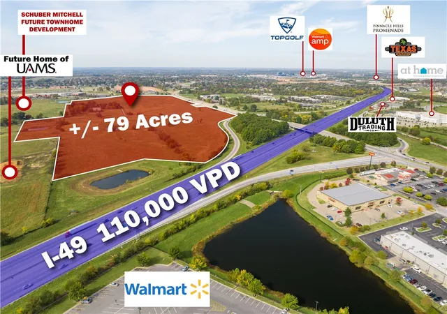 Photo 1 of Land for sale at 79 W Ac Pleasant Grv Rd, Rogers, AR 72758 | MLS# 1333804 | Listing updated on 2026-07-07