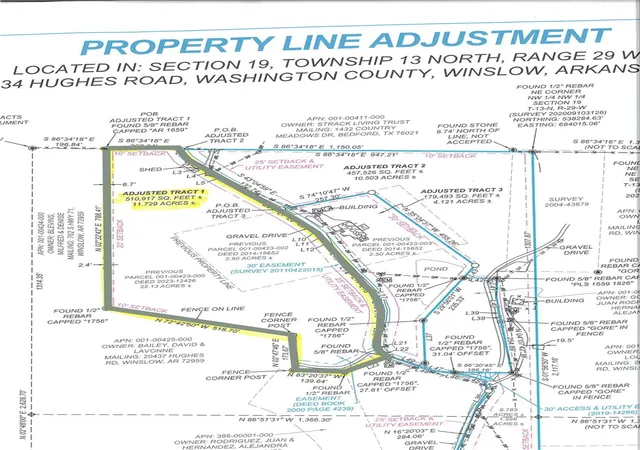 Photo 1 of Land for sale at Tract 1 20334 Hughes Rd, Winslow, AR 72959 | MLS# 1334308 | Listing updated on 2026-08-27