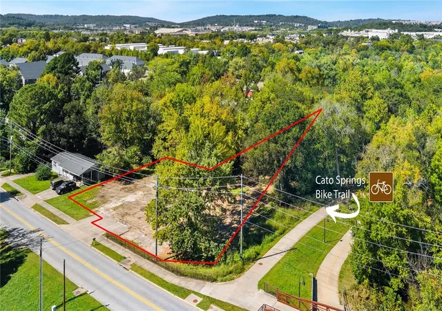 Photo 2 of Land for sale at 956 W Cato Springs Rd, Fayetteville, AR 72701 | MLS# 1335636 | Listing updated on 2026-04-07