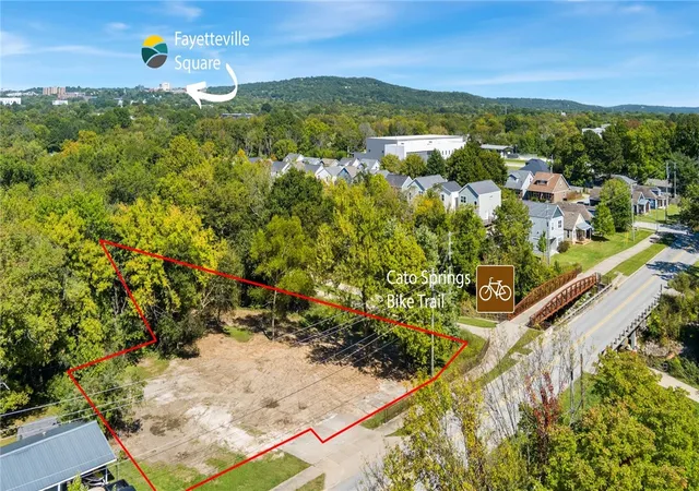Photo 3 of Land for sale at 956 W Cato Springs Rd, Fayetteville, AR 72701 | MLS# 1335636 | Listing updated on 2026-04-07