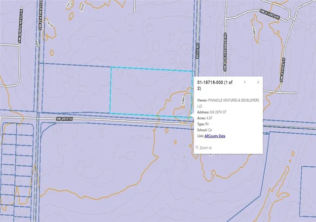 Photo 3 of Land for sale at Southwest 28th St, Bentonville, AR 72713 | MLS# 1339102 | Listing updated on 2026-03-13