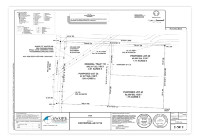 Photo 3 of Land for sale at Tbd Myers Ln, Centerton, AR 72719 | MLS# 1340877 | Listing updated on 2026-04-17