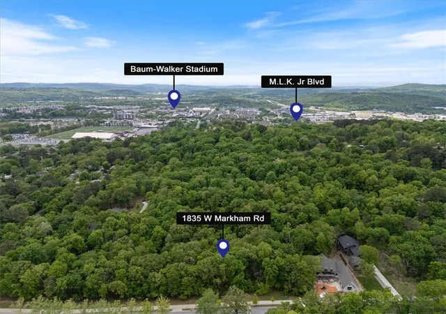 Photo 3 of Land for sale at 1835 W Markham Rd, Fayetteville, AR 72701 | MLS# 1343572 | Listing updated on 2026-07-23