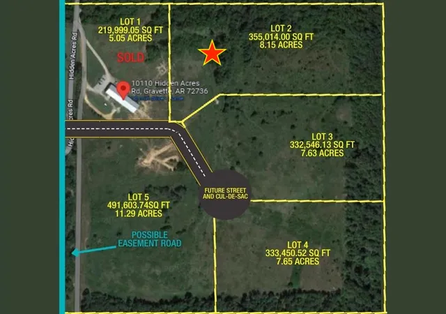 3rd image of Lot 2 Amelia Ct, Gravette, AR 72736 | MLS# 1344991