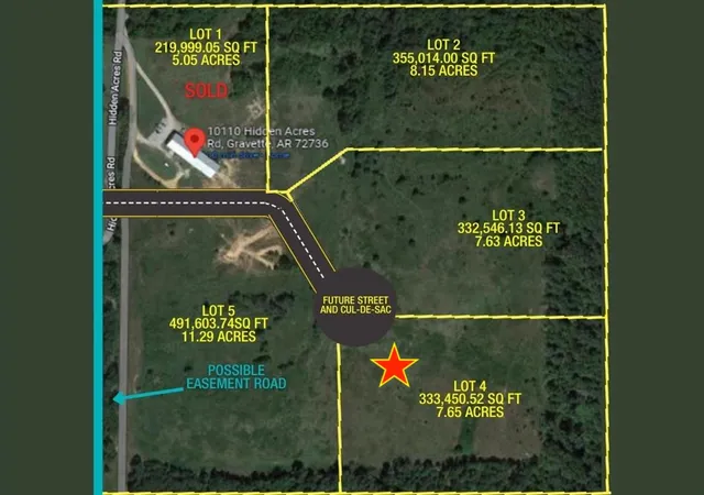 3rd image of Lot 4 Amelia Ct, Gravette, AR 72736 | MLS# 1345014